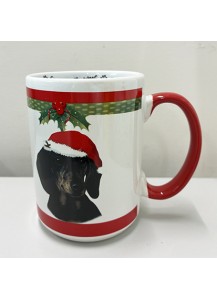 Christmas Dachshund mug
